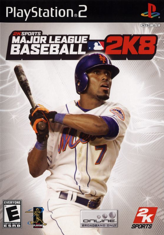 Major League Baseball 2K8 box art for Playstation 2